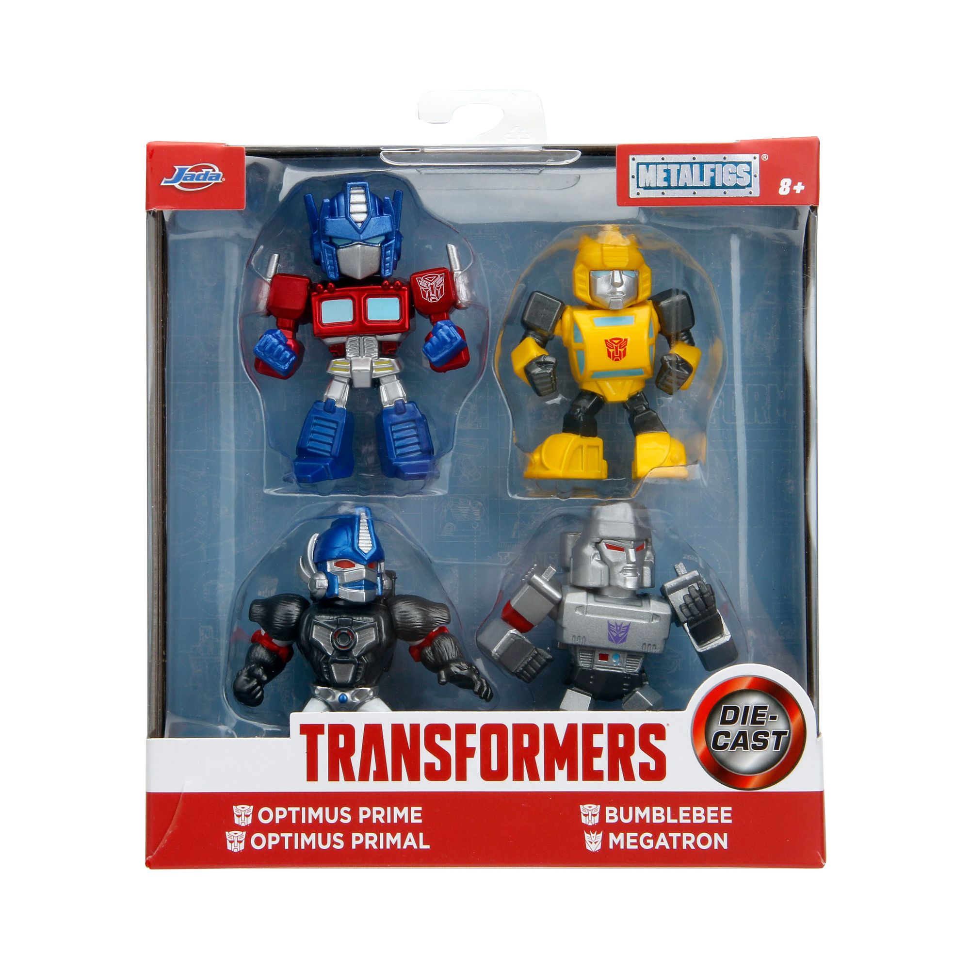 Jada Transformers 2.5 Metalfigs 4-Pk.