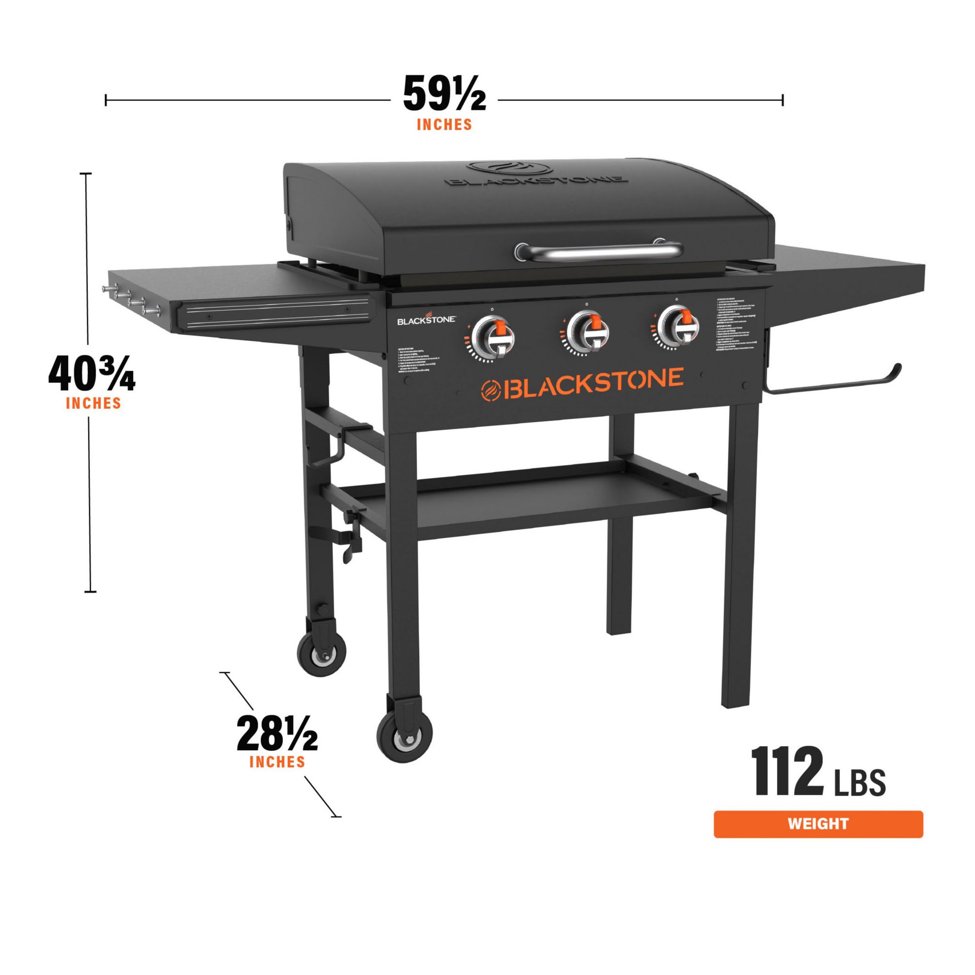 Blackstone 28 XL Griddle Original with Hood, Black