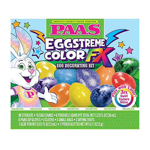PAAS Eggstreme Color FX Egg Decorating Kit