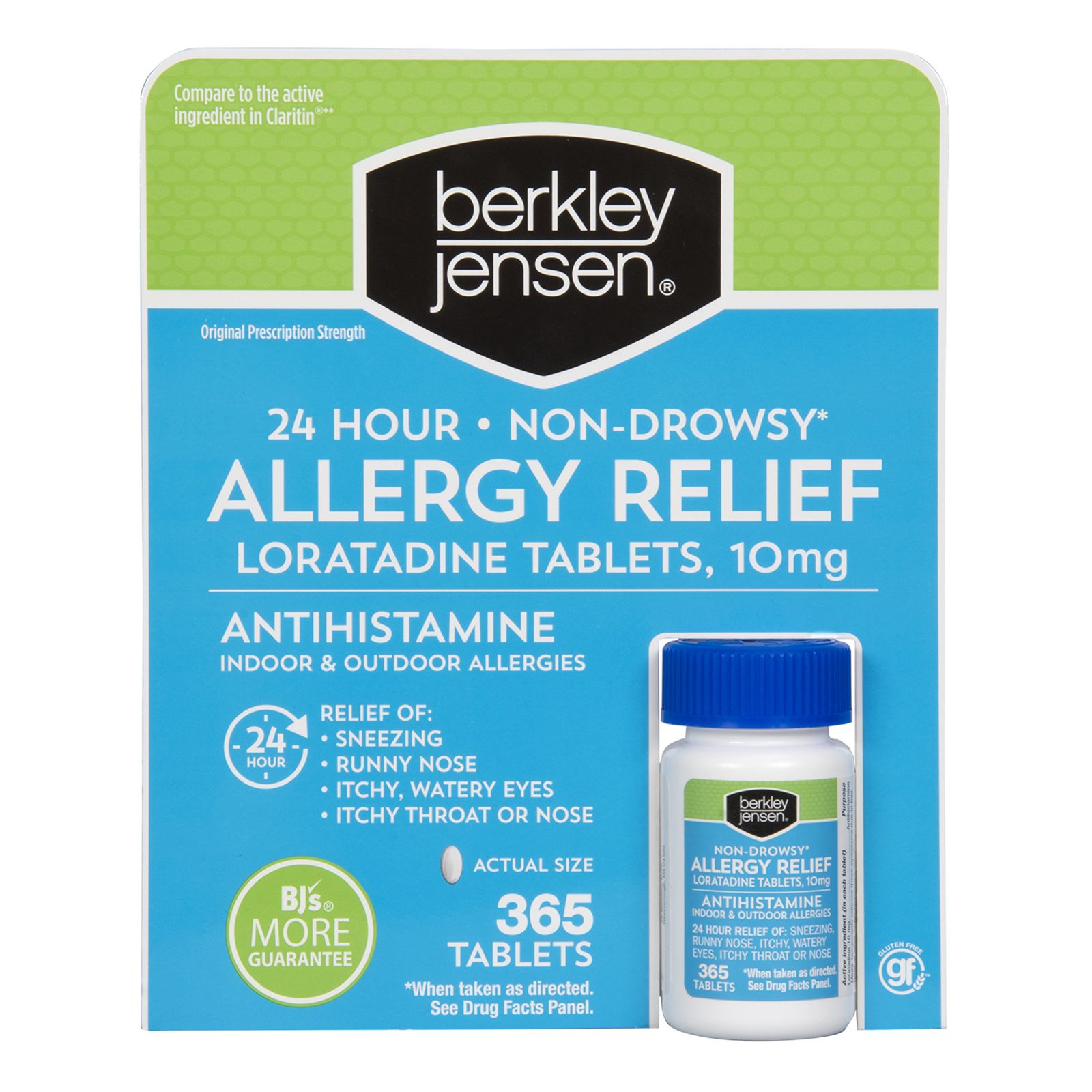 Claritin-D Allergy Medicine, 12 Hour Non-Drowsy Allergy & Nasal Congestion  Tablet, 10 Ct 