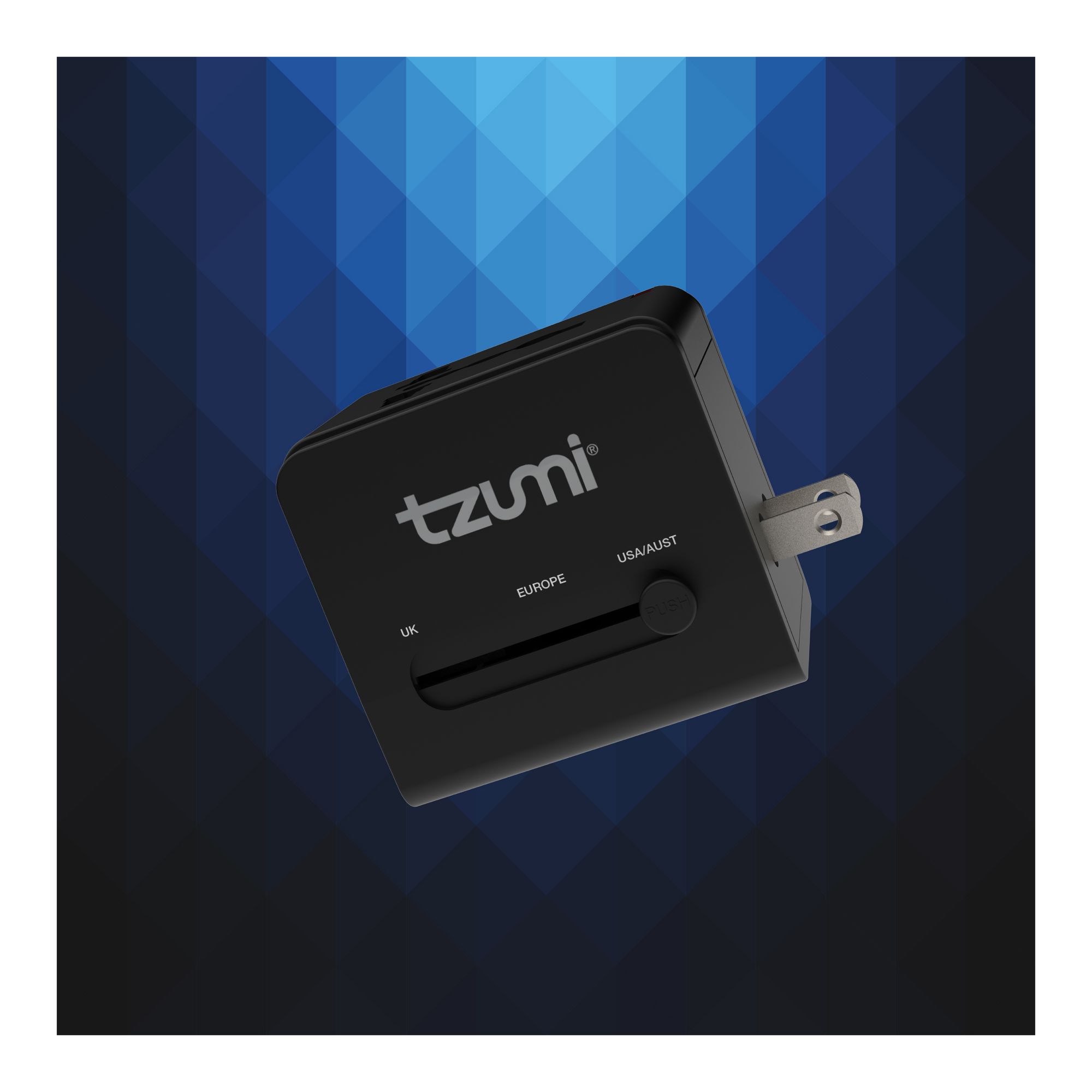 Tzumi Dual USB and USB-C Travel Adapter 8481HD - The Home Depot