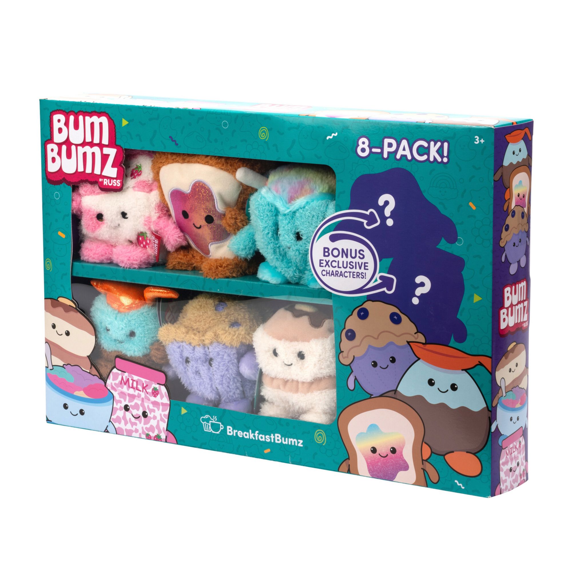 Bum Bumz Take Out 8” FULL plush top set