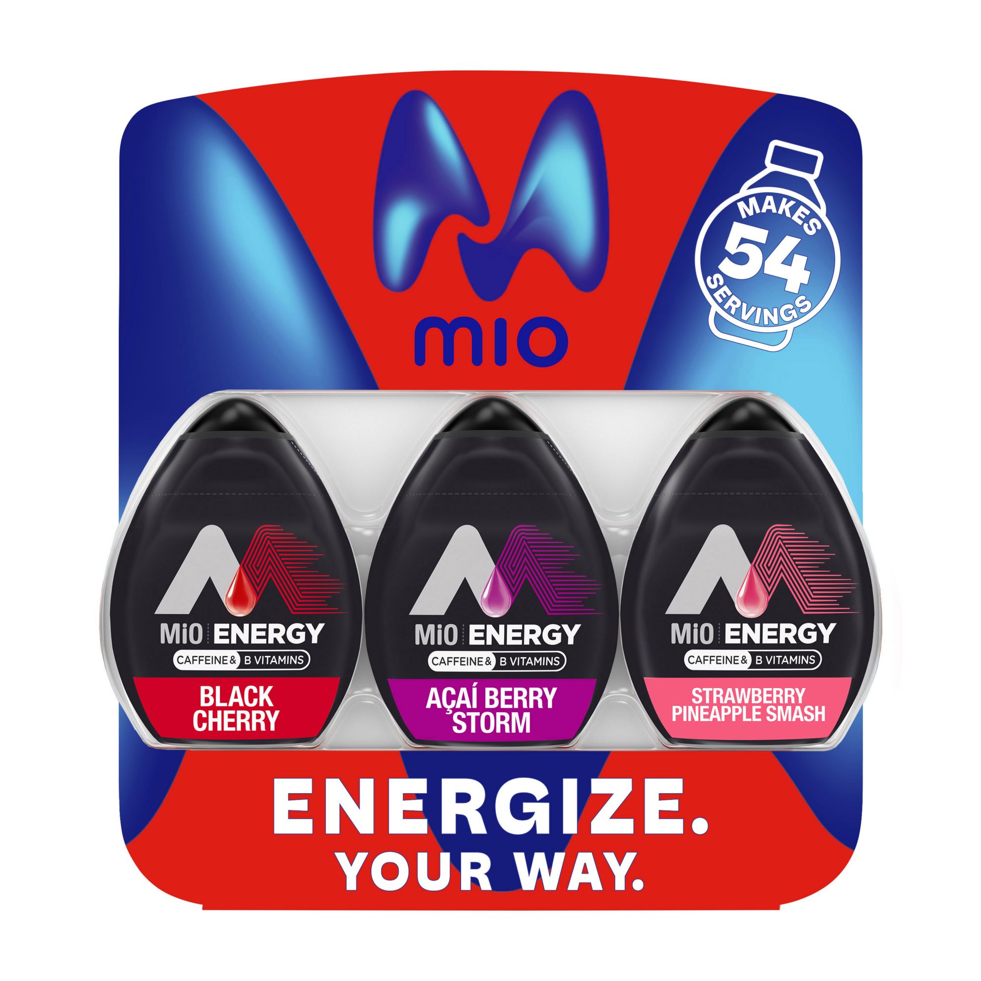 Mi O Energy Liquid Water Enhancer, Strawberry Pineapple Smash 1.62