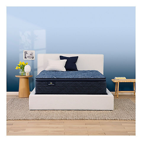 Serta Perfect Sleeper Oasis Sleep 14.5" Firm Pillow Top Twin Size Mattress Low Profile Set