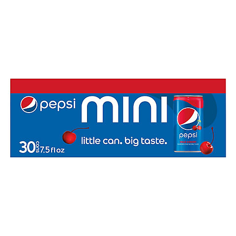 Pepsi Wild Cherry Mini Cans, 30 pk./7.5 oz.