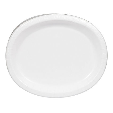 Berkley Jensen Oval Platters, 75 ct. - White