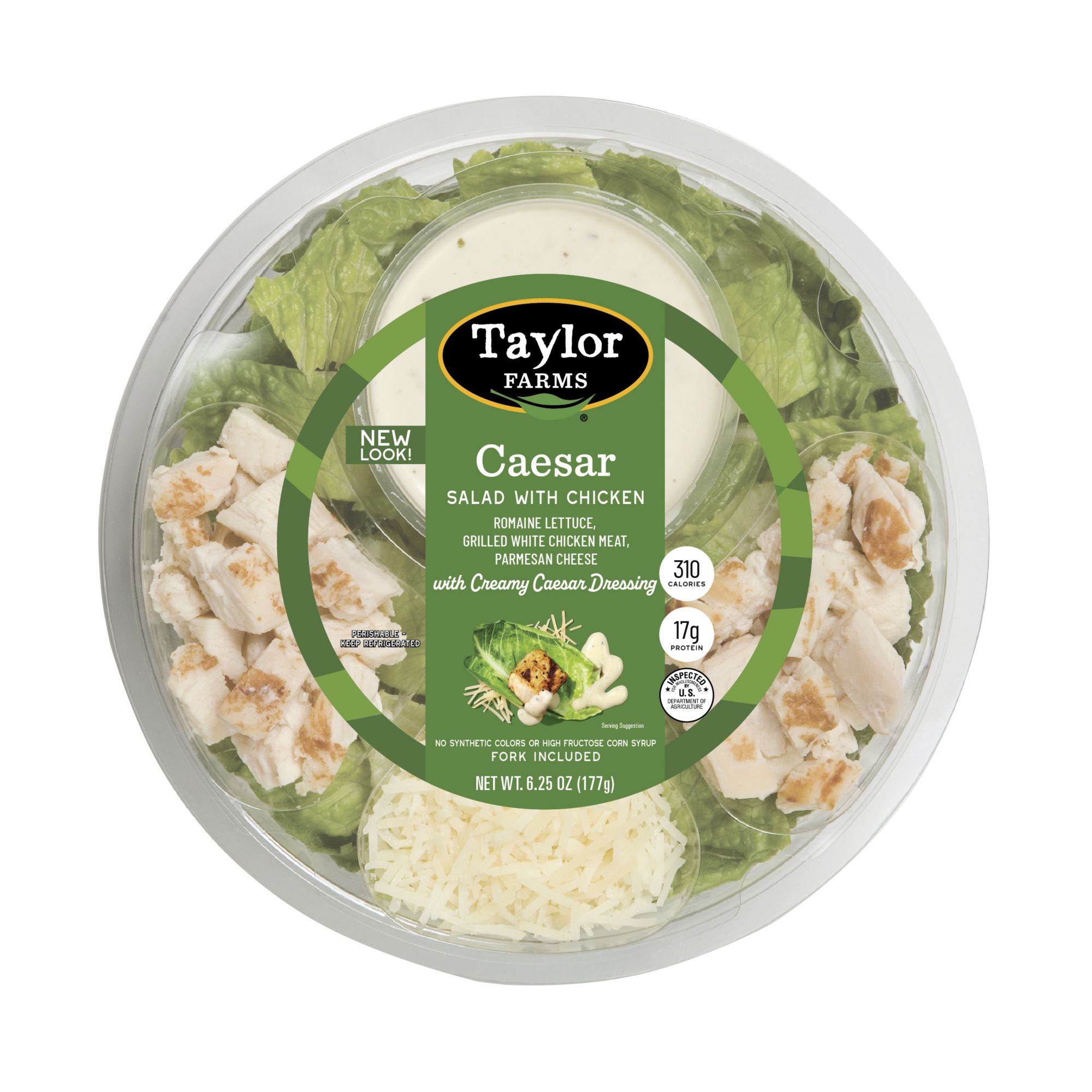 Taylor Farms Caesar Salad With Chicken Salad Bowl 625 Oz Bjs Wholesale Club 