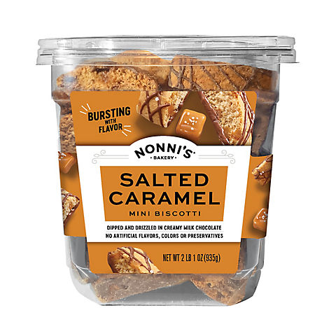 Nonni's Salted Caramel Mini Biscotti, 33 oz.