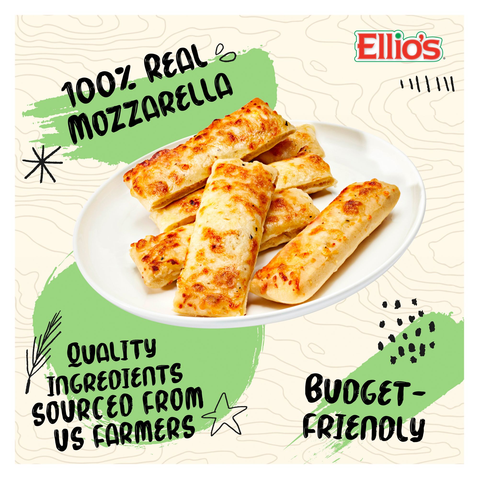 Ellio's Cheesy Breadsticks, 36 Ct. | BJ's Wholesale Club