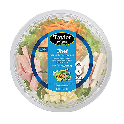 Taylor Farms Chef Salad Bowl, 6.7 oz.