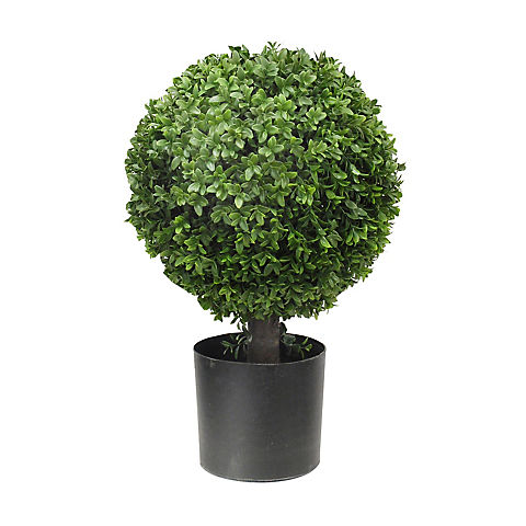 Winward Boxwood Ball Tree Decorative Artificial Plant
