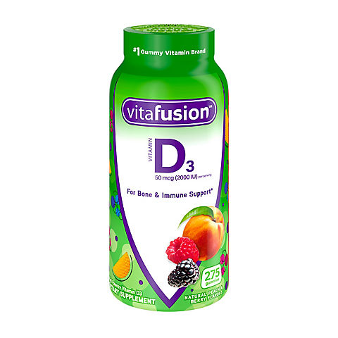 Vitafusion D3 Gummy Vitamin, 275 ct.