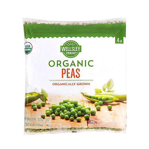 Wellsley Farms Organic Peas, 4 lbs.