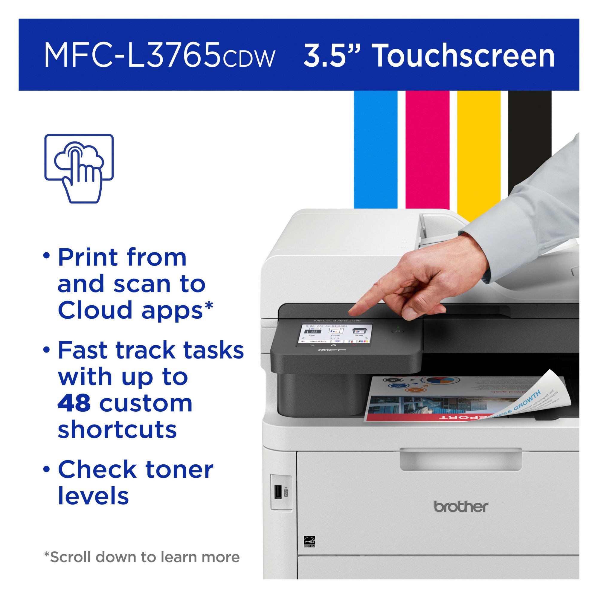 Brother MFC-L3765CDW Digital Color All-in-One Printer