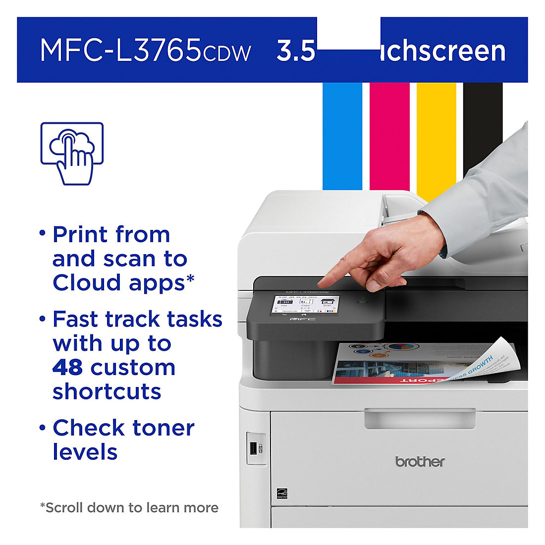  Brother MFC-L3750CDW Digital Color All-in-One Printer