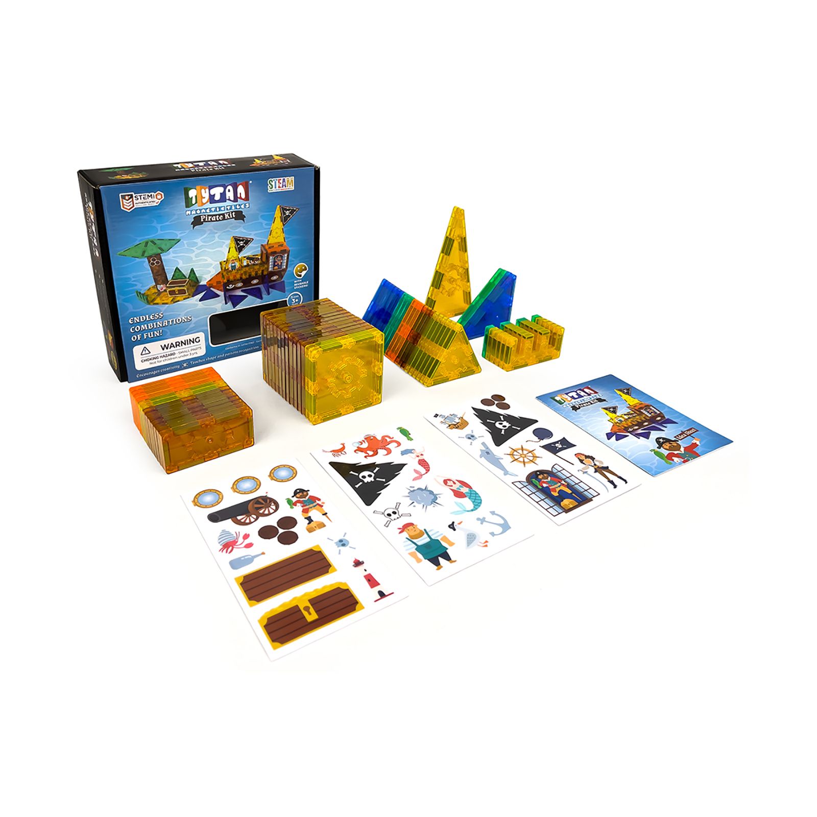 Tytan® 60-Pc Value Kit - Magnetic Tiles & Building Blocks Set - STEM C –  Tytan Products