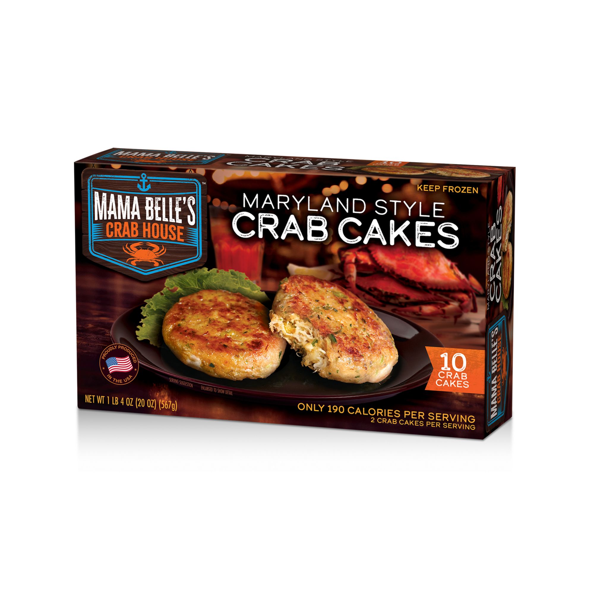 Mama Belle's Maryland Style Crab Cakes, 10 ct. - BJs Wholesale Club