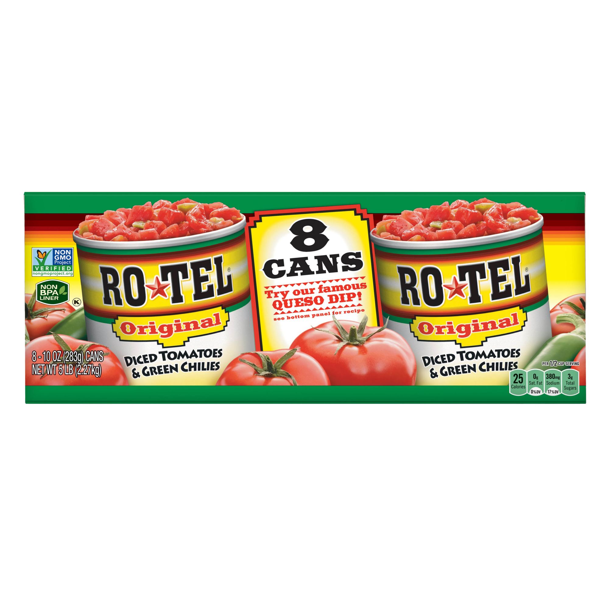 Rotel Original Diced Tomatoes And Green Chilies 8 Pk 10 Oz Bjs Wholesale Club