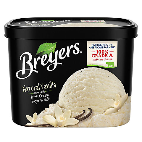 Breyers Vanilla Ice Cream, 64 oz
