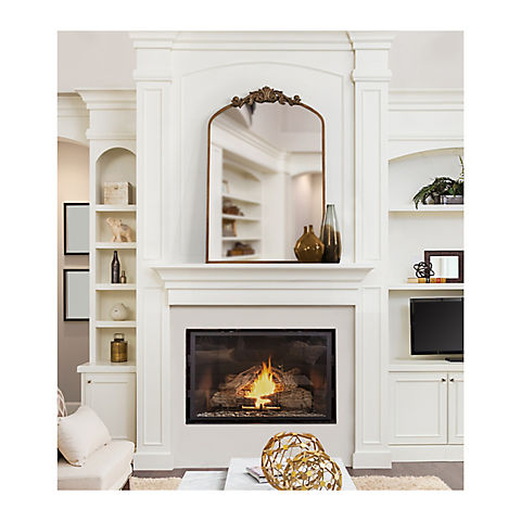 Kate and Laurel Arendahl Antique Arch Mirror for Wall - Antique Gold