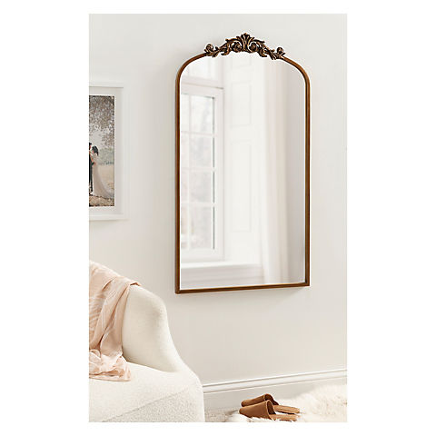 Kate and Laurel Arendahl Glam Arched Tall Panel Mirror - Gold