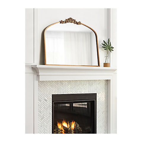 Kate and Laurel Arendahl Ornate Traditional Arch Mirror - Gold