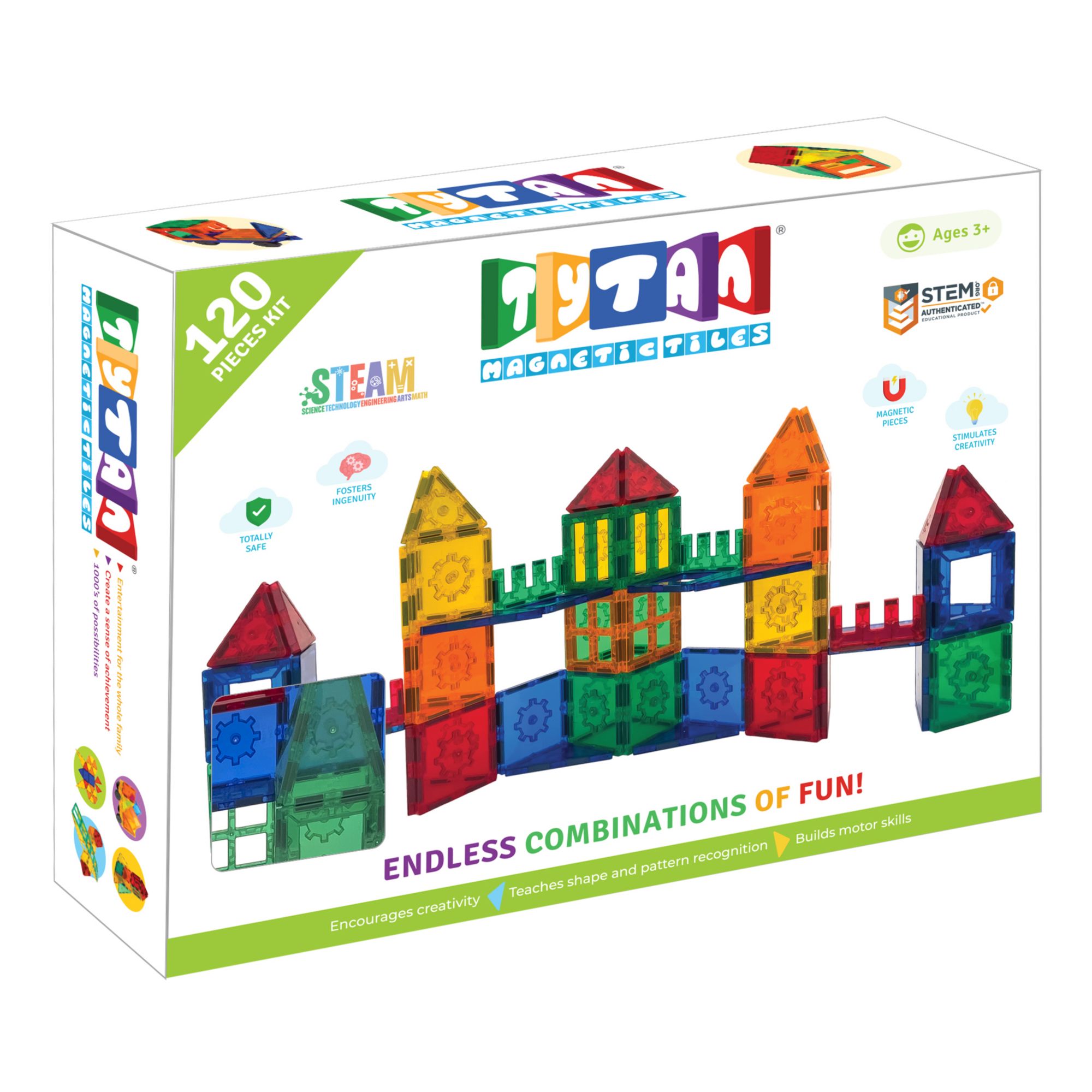 Magnetic Building Blocks - 120pc