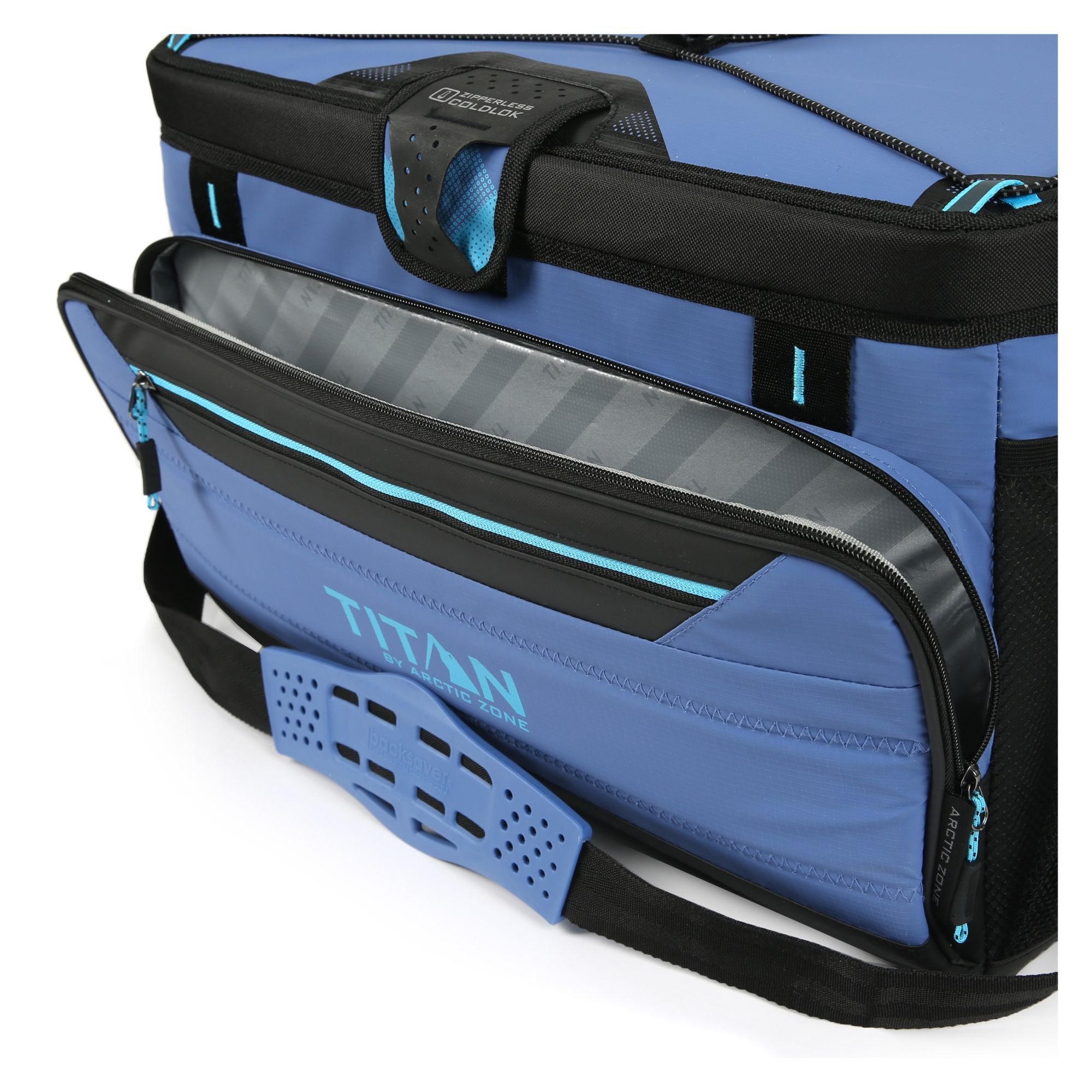 Titan by Arctic Zone 48 Can Zipperless Cooler - Blue