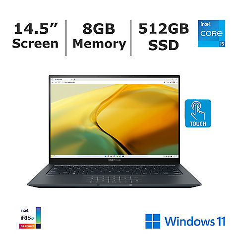 ASUS Zenbook 14X 14.5" OLED Touchscreen Laptop, Intel Core i5 Processor, 8GB RAM, 512GB SSD
