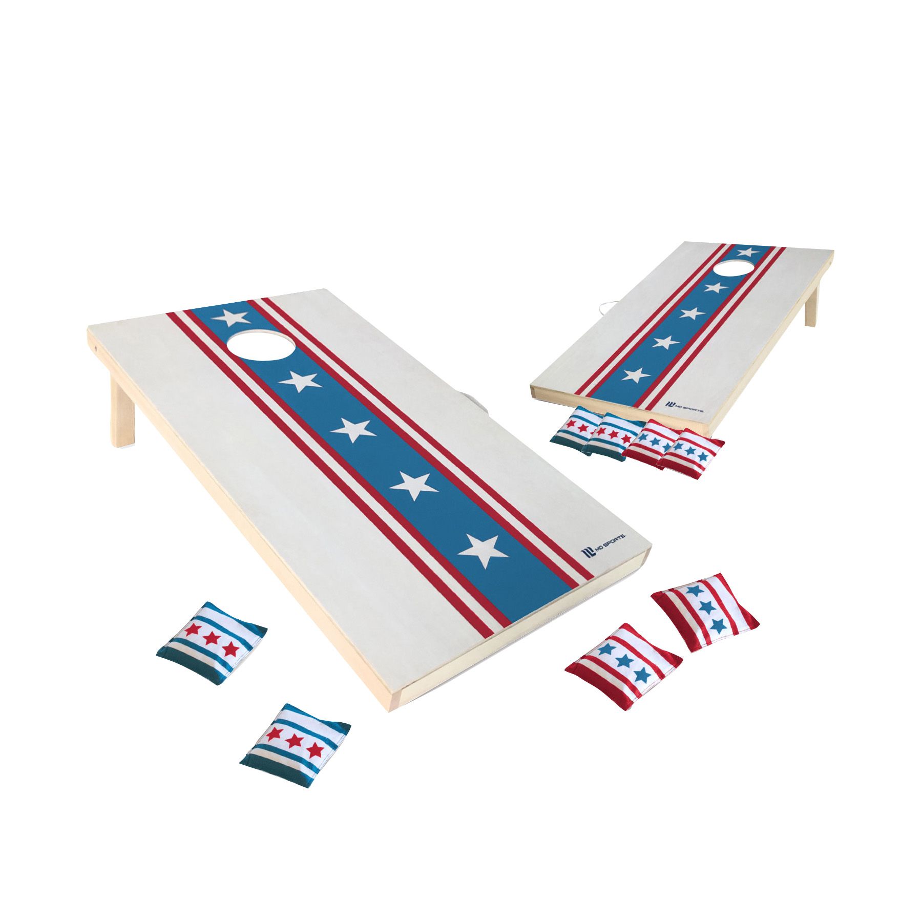 MD Sports Official Size Solid Wood Bean Bag Toss Game | BJ's Wholesale Club