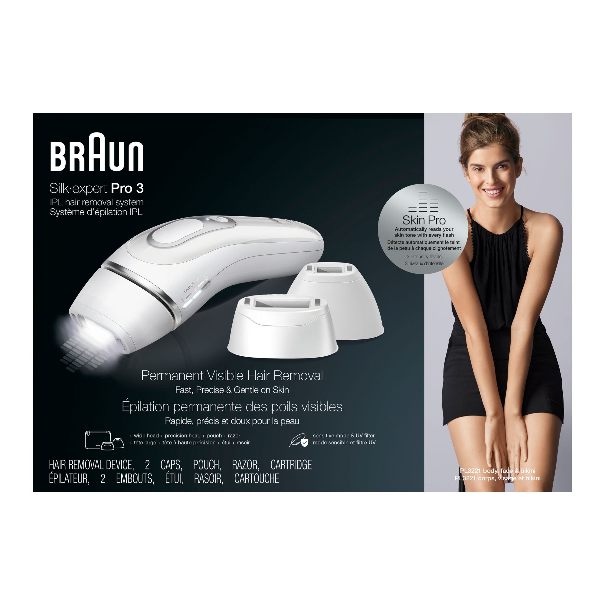 Braun Silk Expert Pro 3 IPL At-Home Hair Removal System for Men & Women |  BJ\'s Wholesale Club