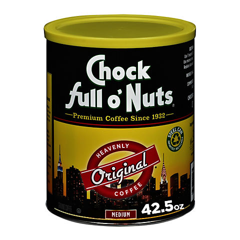 Chock Full O'Nuts Original Medium Roast Ground Coffee, 42.5 oz.