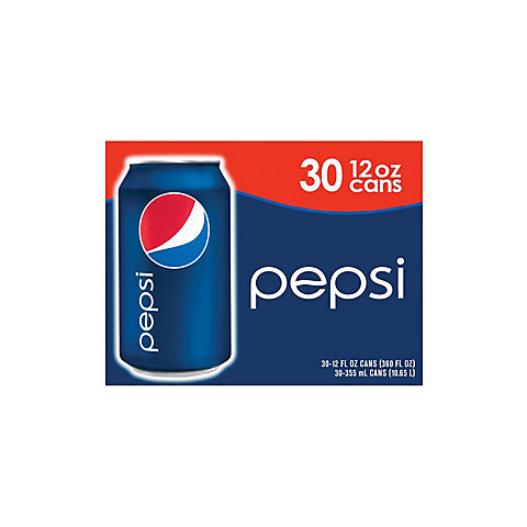 Pepsi Soda, 30 pk./12 oz. cans