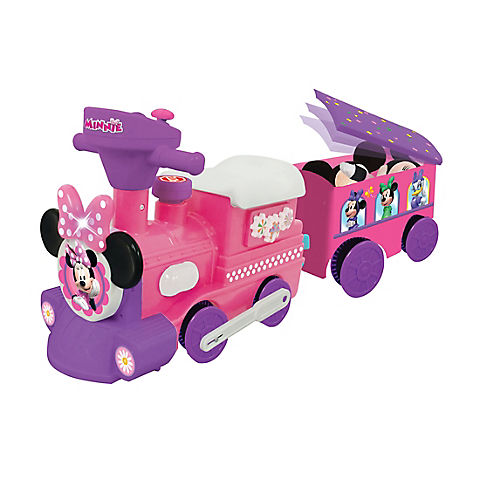 Disney Kiddieland Minnie Mouse Ride-On Motorized Train With Track