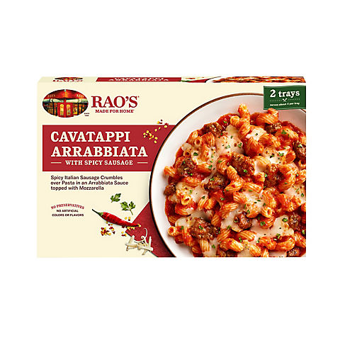 Rao's Cavatappi Arrabbiata with Spicy Sausage, 2 pk./32 oz.