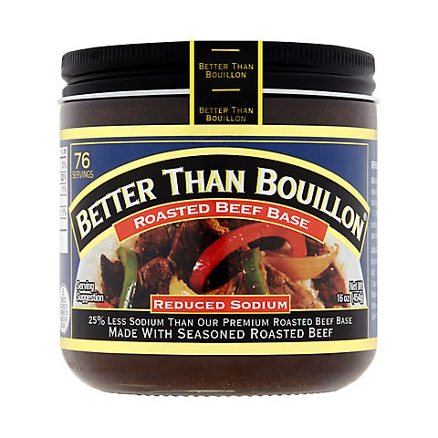 Better Than Bouillon Roasted Beef Base Reduced Sodium, 16 oz.