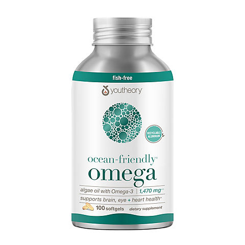 Youtheory Ocean-Friendly Omega Soft-Gels, 100 ct.