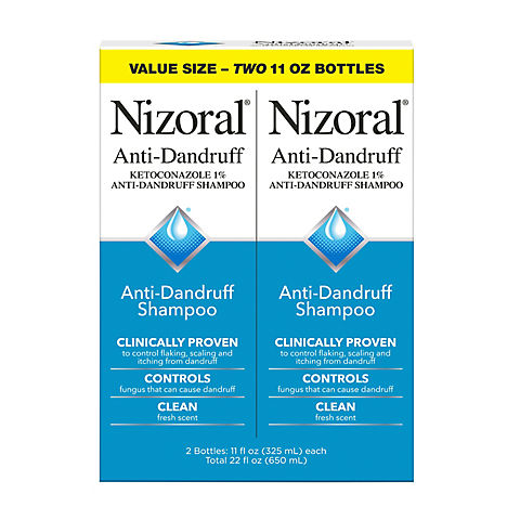 Nizoral Anti-Dandruff Shampoo, 2 pk./11 oz.