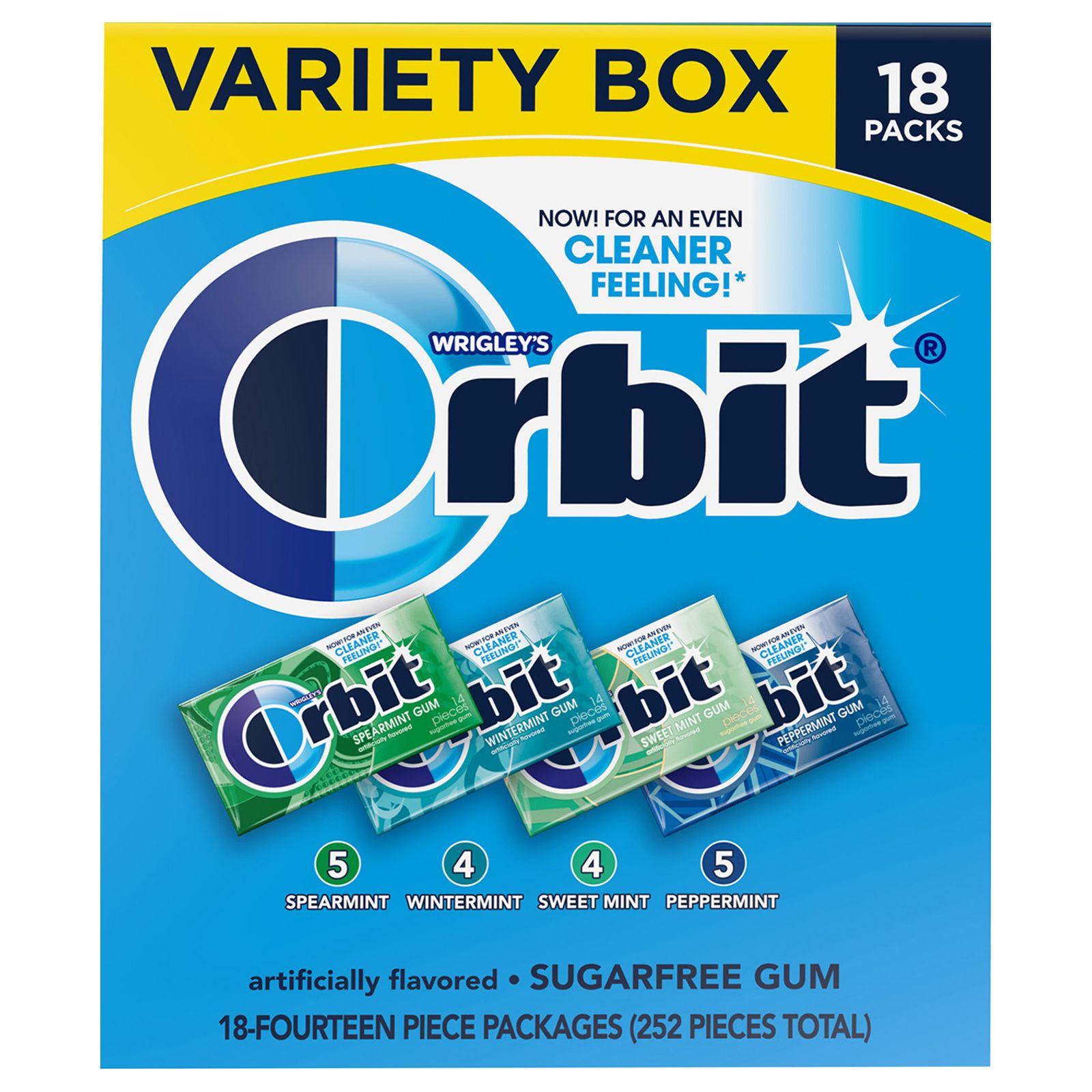 Orbit Sugar Free Gum Wintermint Pk 42 Ct Pkg GIANT, 55% OFF