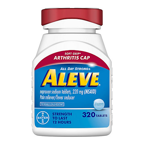 Aleve Pain Reliever with Arthritis Cap, 320 ct.