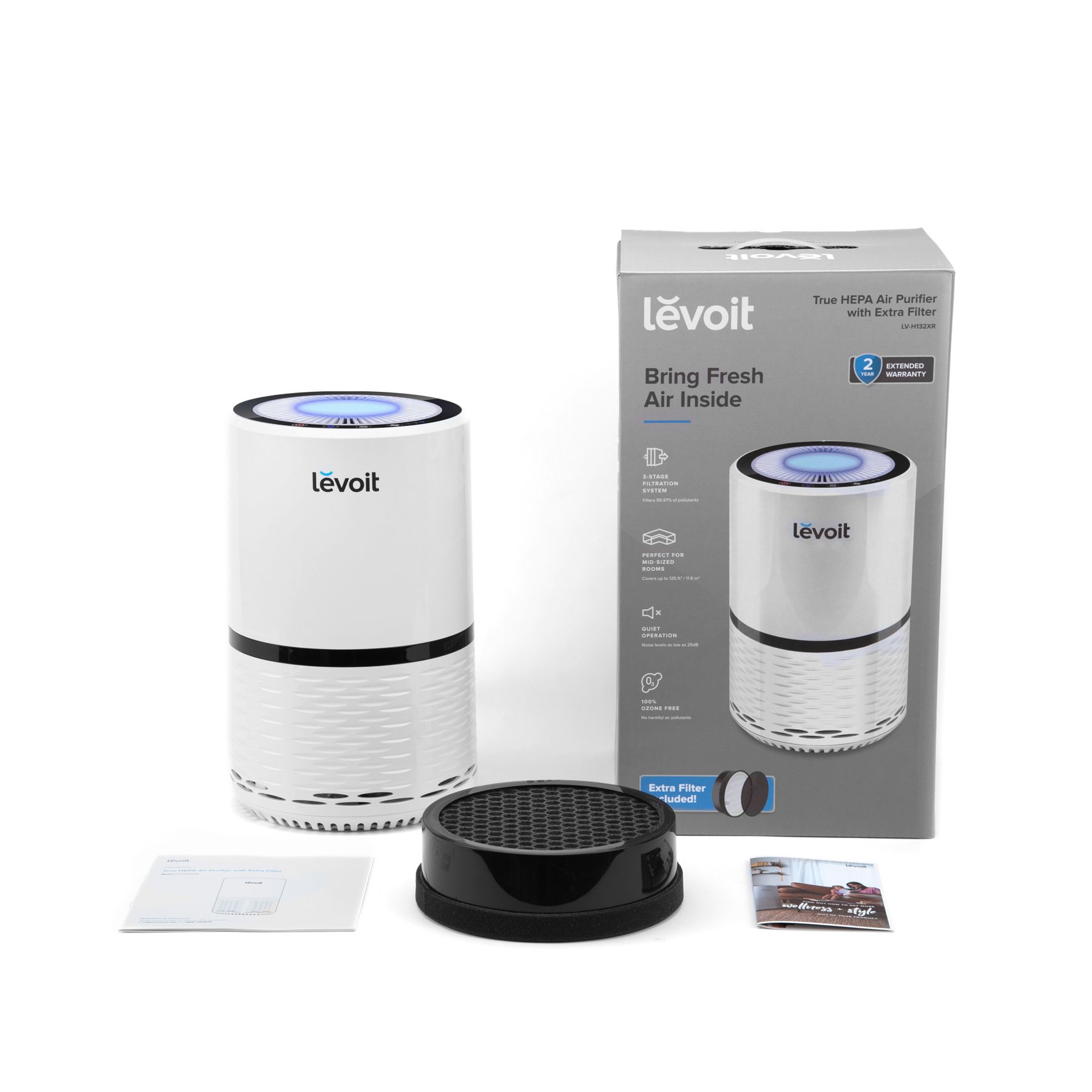 Levoit Compact True Hepa Air Purifier With Bonus Filter online