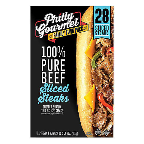 Philly Gourmet 100% Beef Shaved Steak, 38 oz.