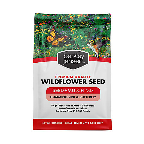 Berkley Jensen Wildflower Seed and Mulch All in One, 4 lbs.