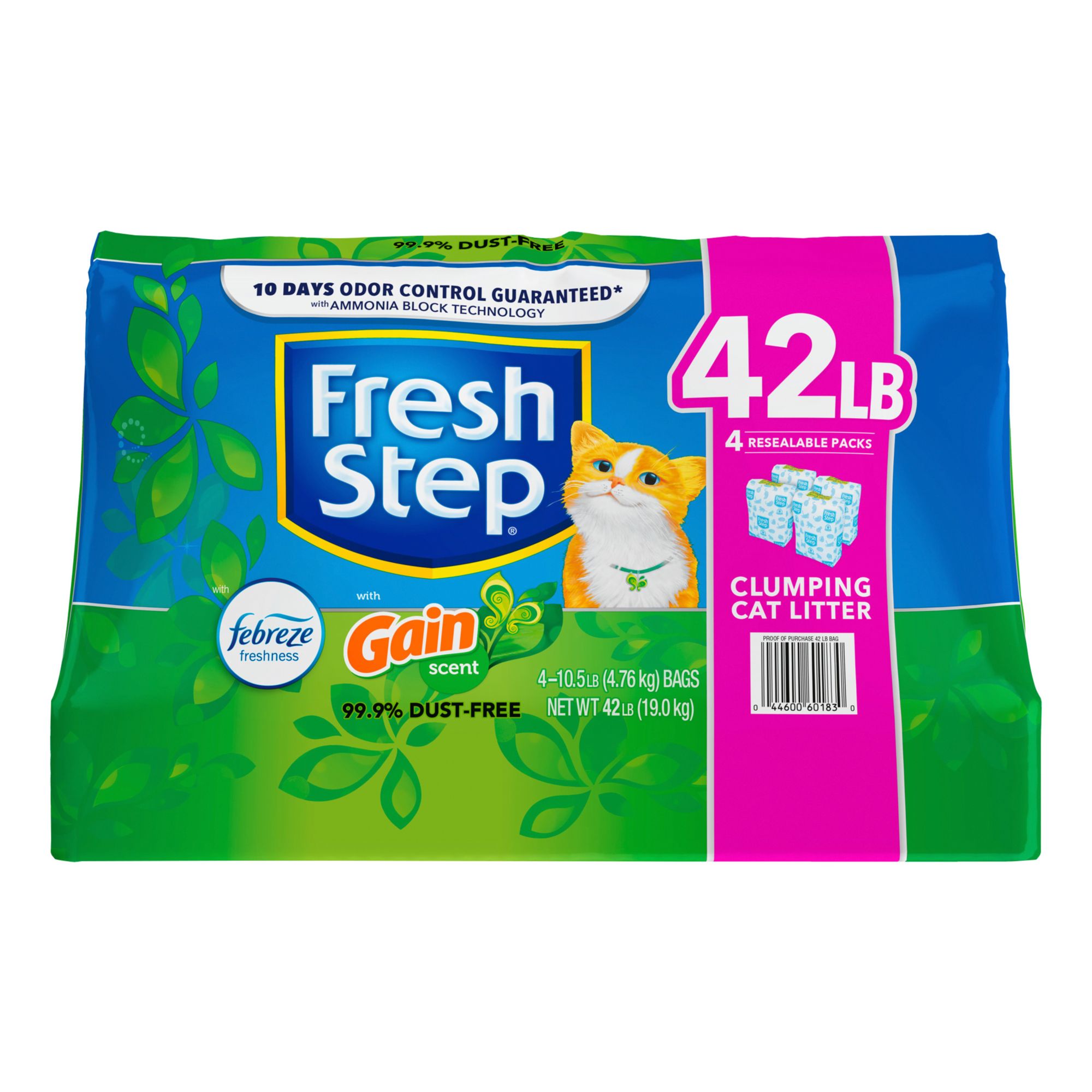 Fresh step 42 lb best sale cat litter