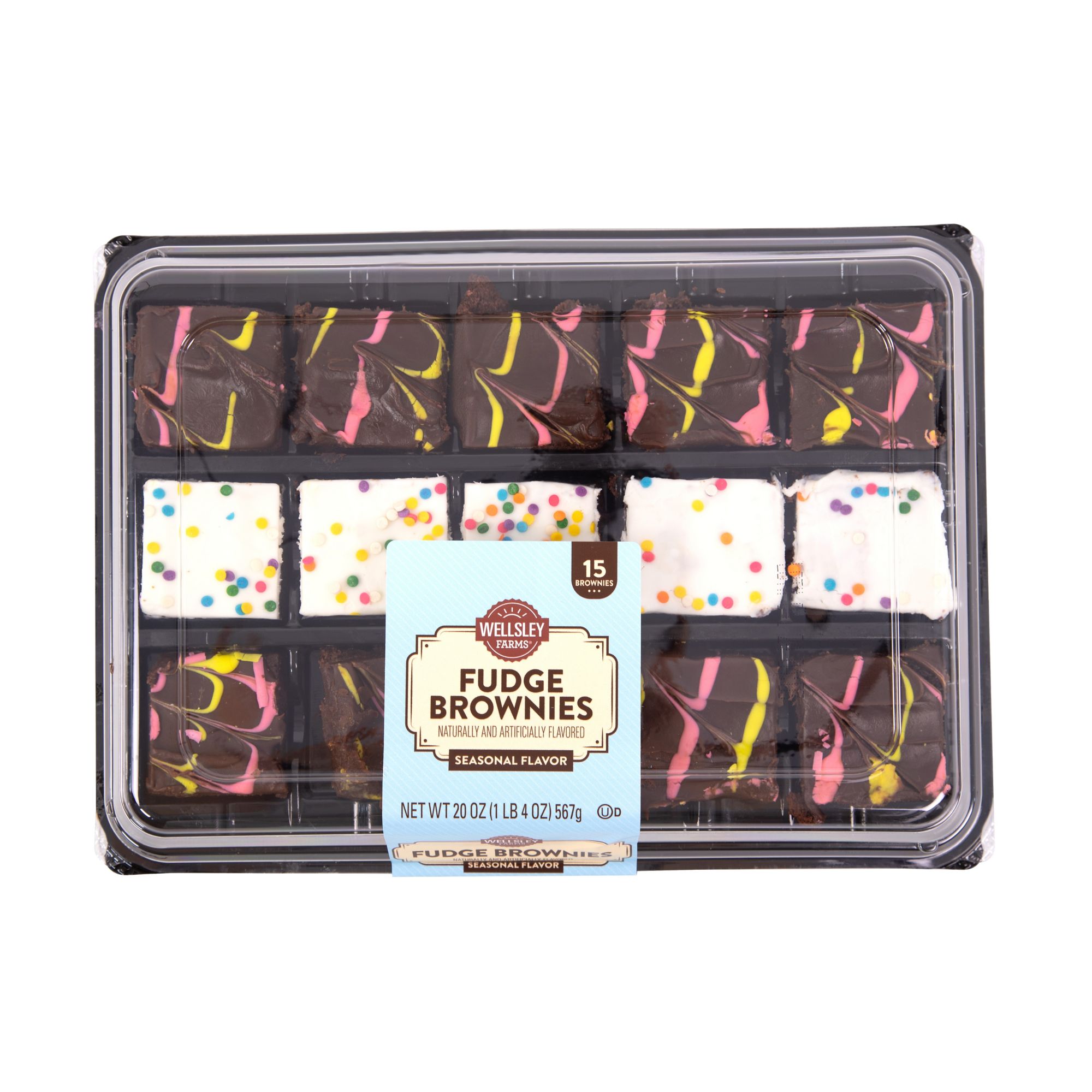 Wellsley Farms Spring Brownie Tray, 15 ct. | BJ's Wholesale Club