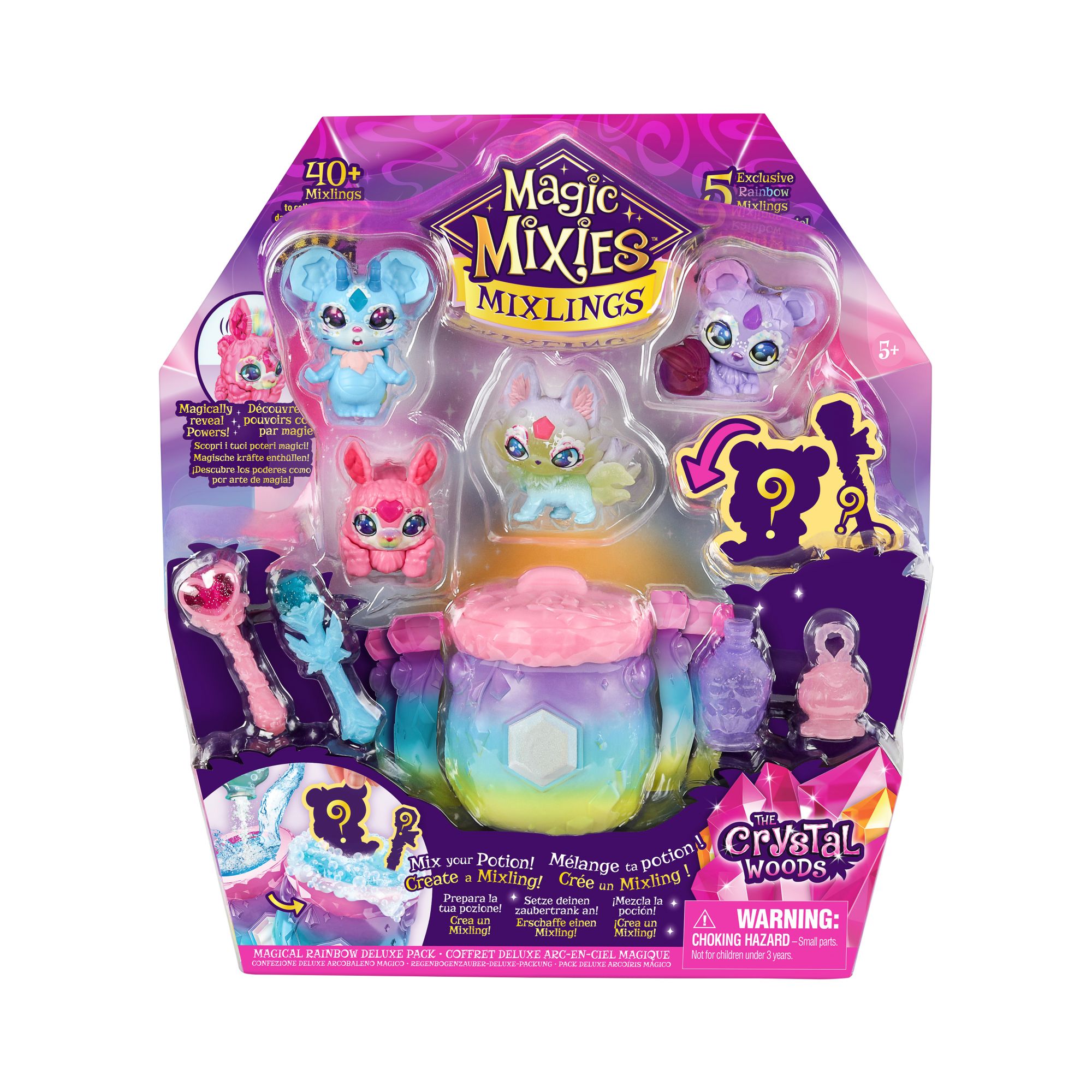 Magic Mixies Mixlings Magical Rainbow Deluxe Pack