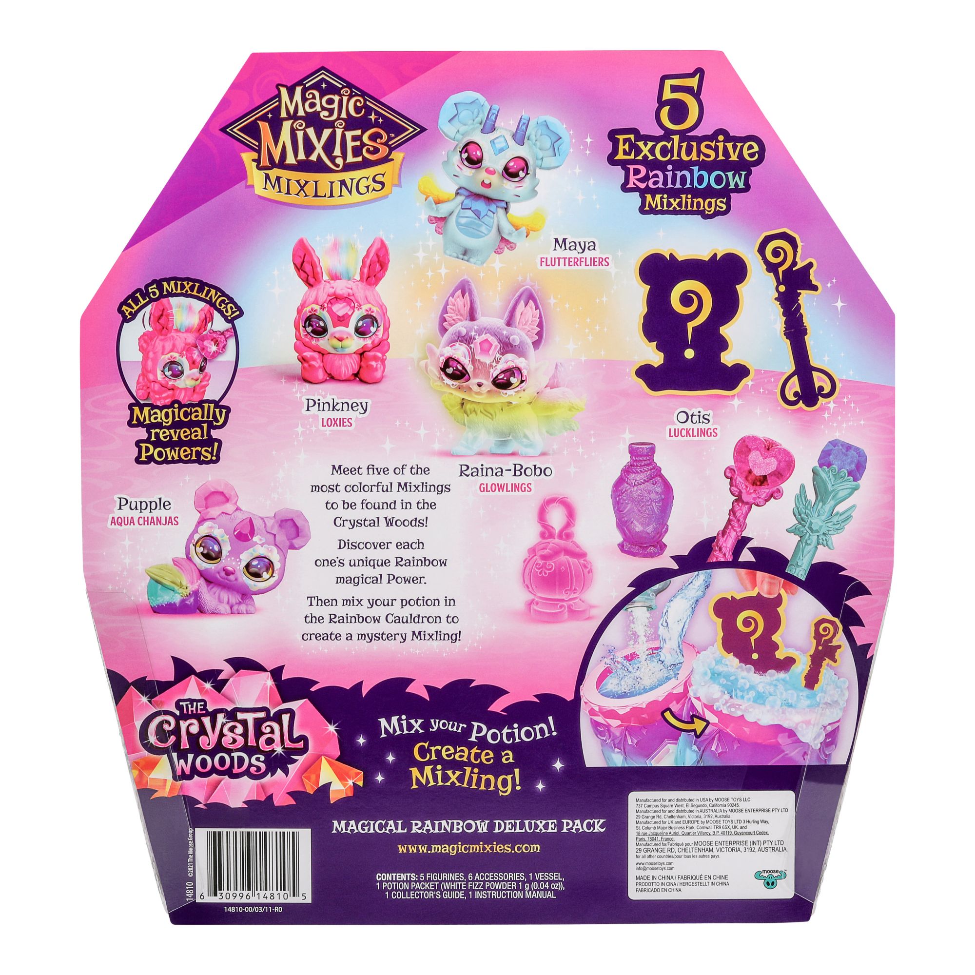 Magic Mixies Mixlings Magical Rainbow Deluxe Pack : Target