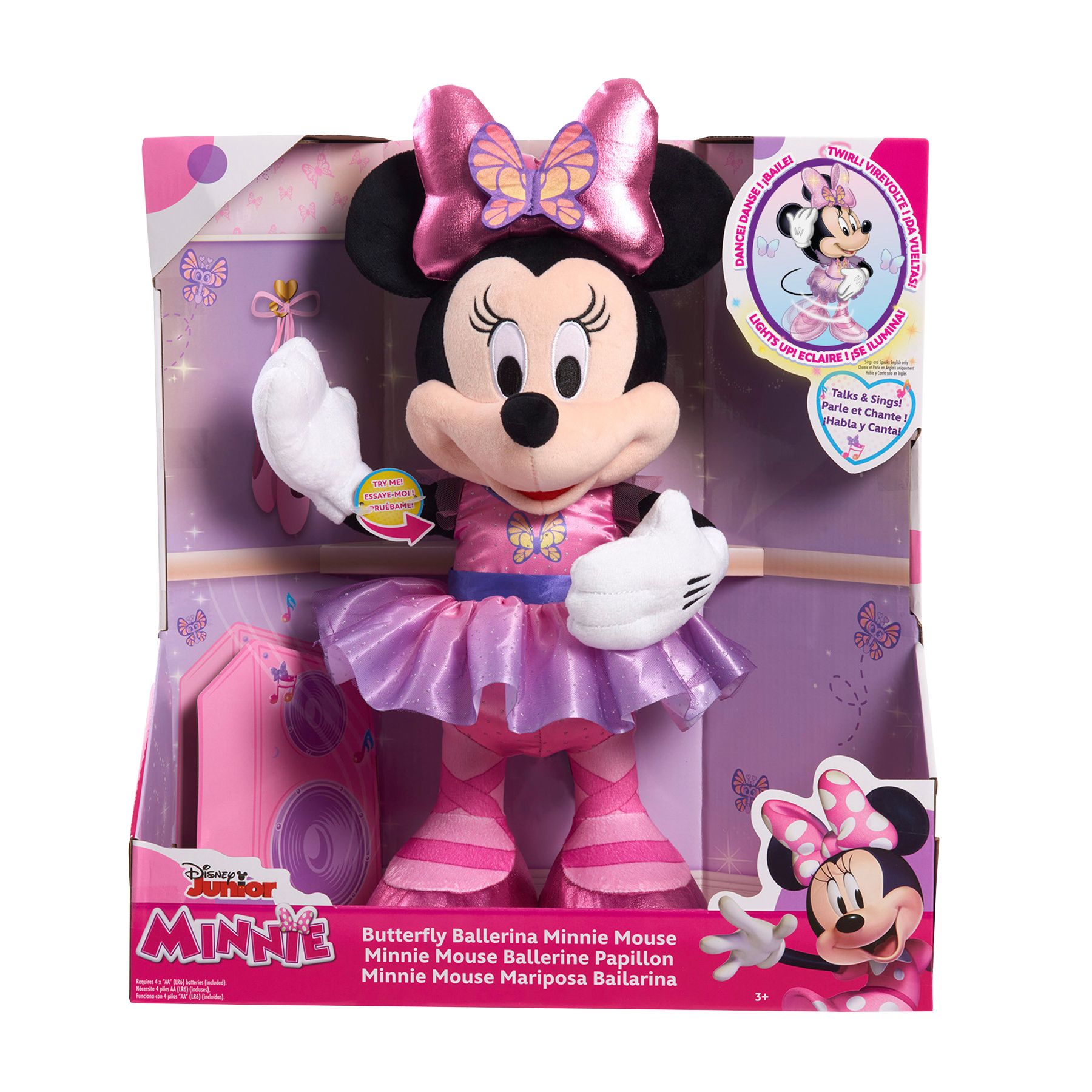 Disney Junior Minnie Mouse 7-Piece Collectible Figure Set, Kids Toys for  Ages 3 up 