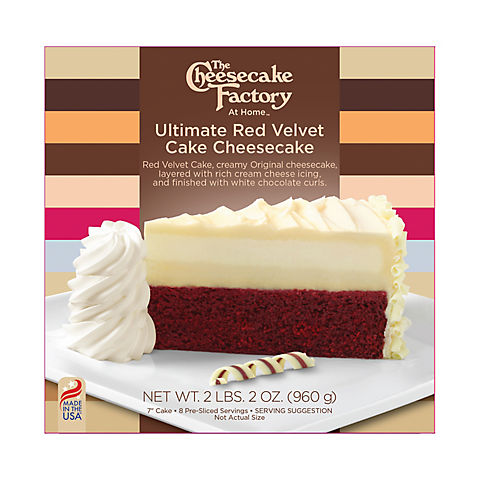 The Cheesecake Factory At Home Red Velvet Cheesecake, 7"