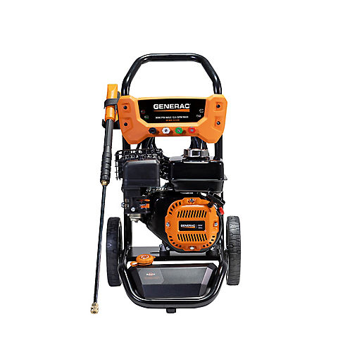 Generac 8896 - 3000 PSI 2.4 GPM Residential Pressure Washer With Soap Tank